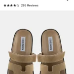 Thumbnail for Beige suede sandals