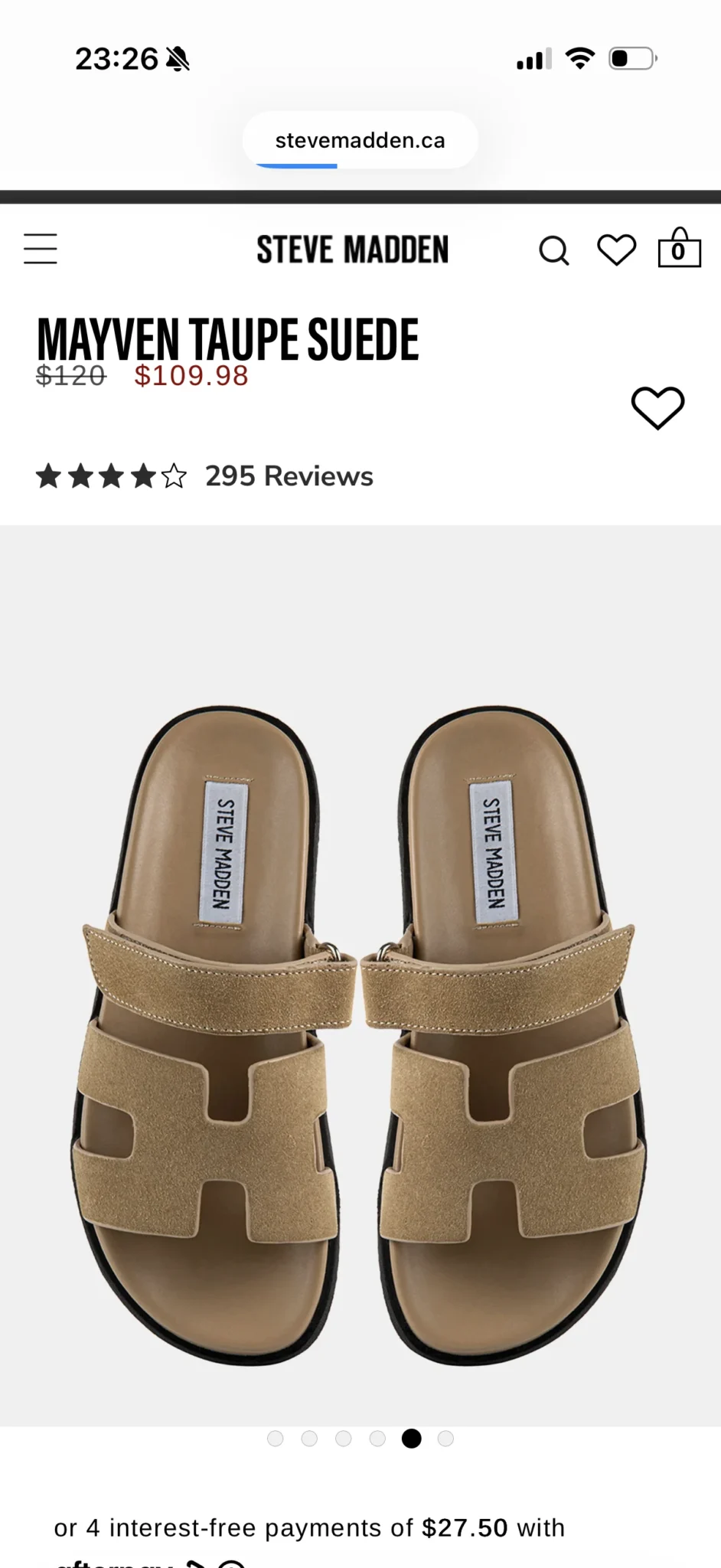 Image for Beige suede sandals
