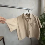 Thumbnail for Chemise courte en lin PIECES