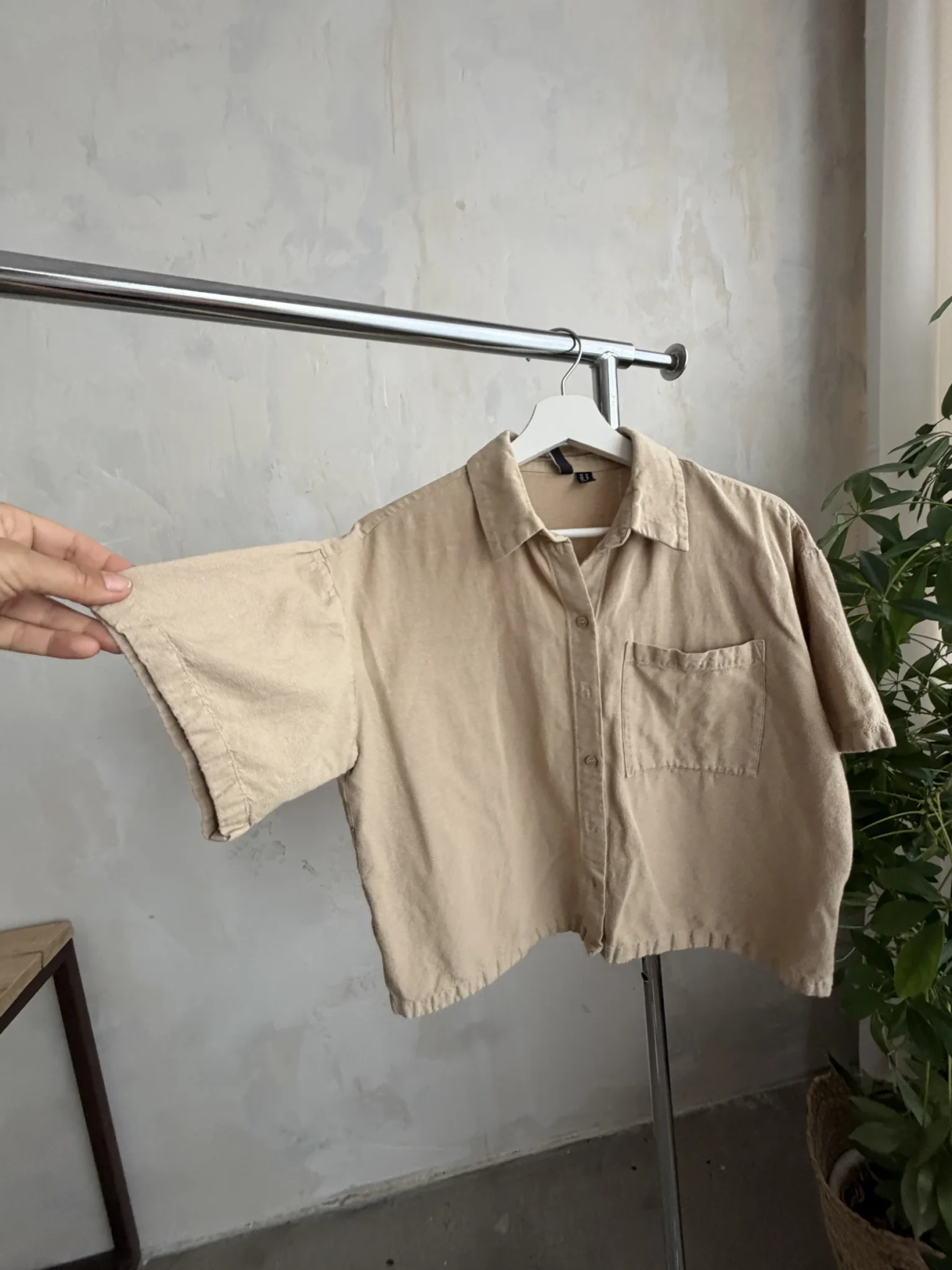 Image for Chemise courte en lin PIECES