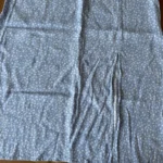 Thumbnail for Blue skirt with white flowers