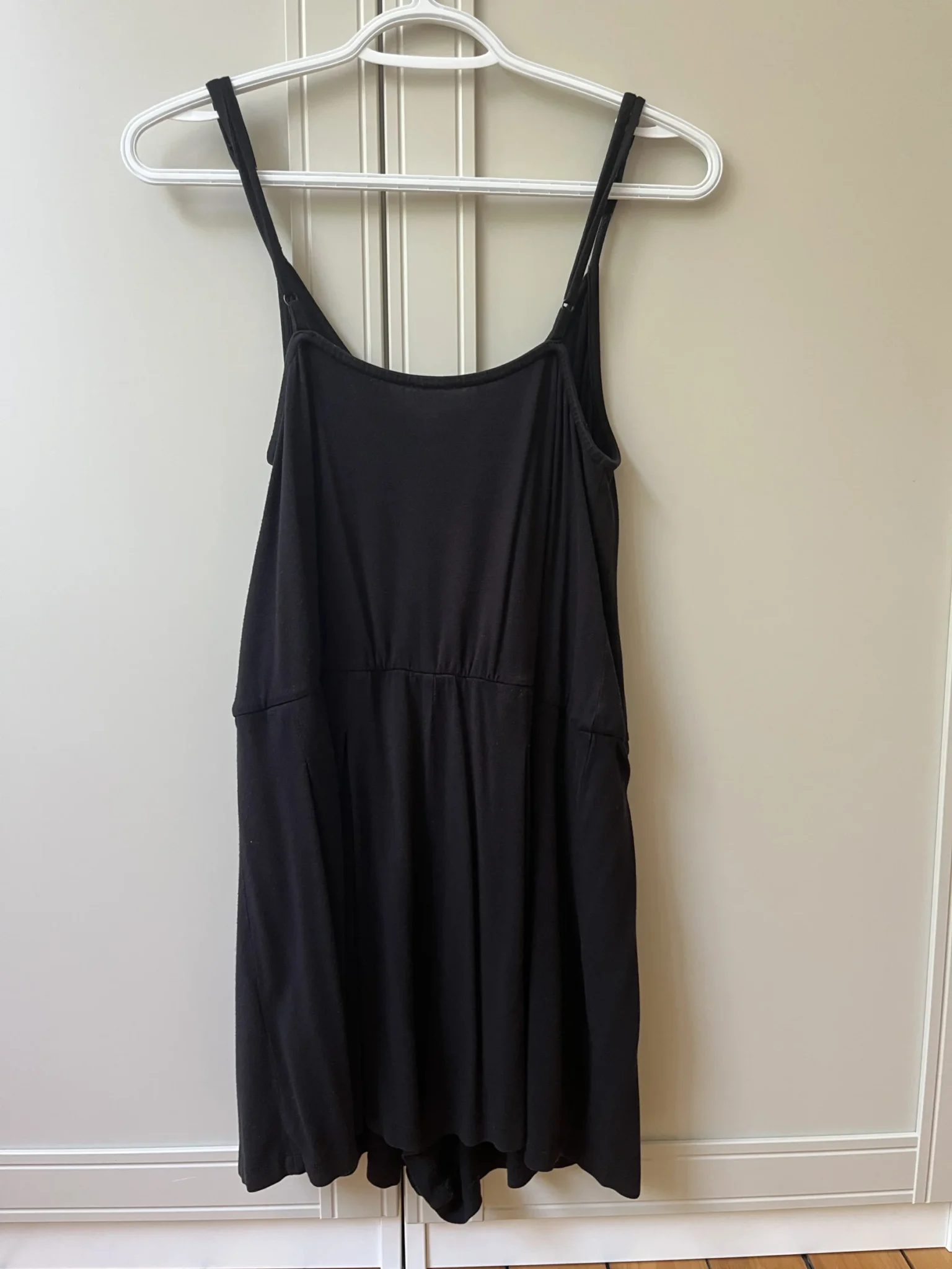 Image for Black cropped jumpsuit