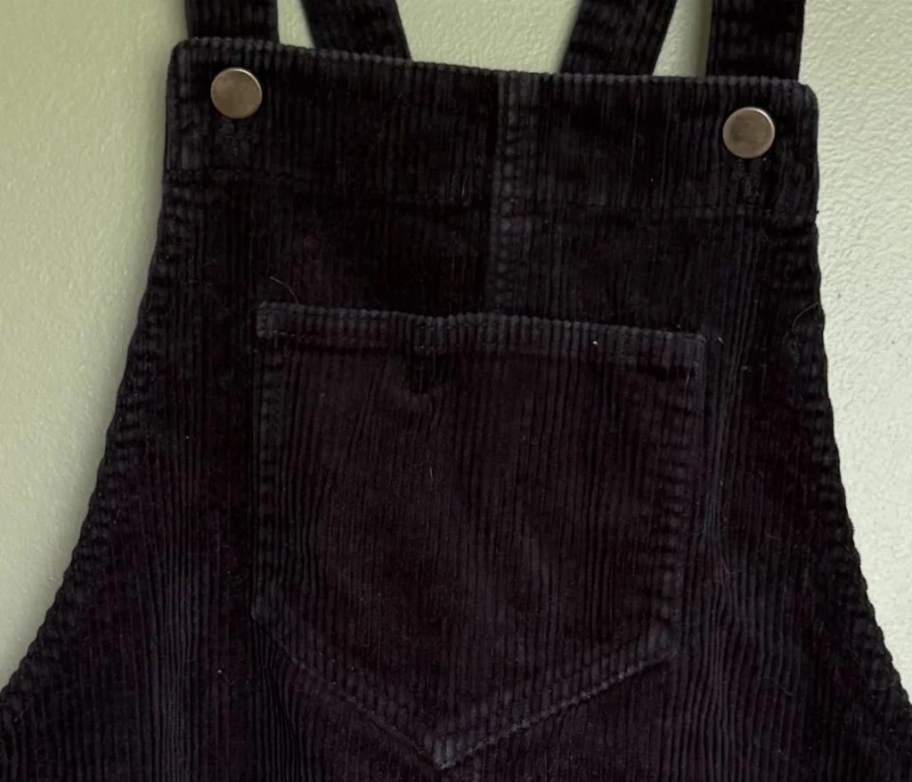 Image for Robe salopette en corduroy