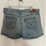 Thumbnail for Mid-length Levi’s shorts