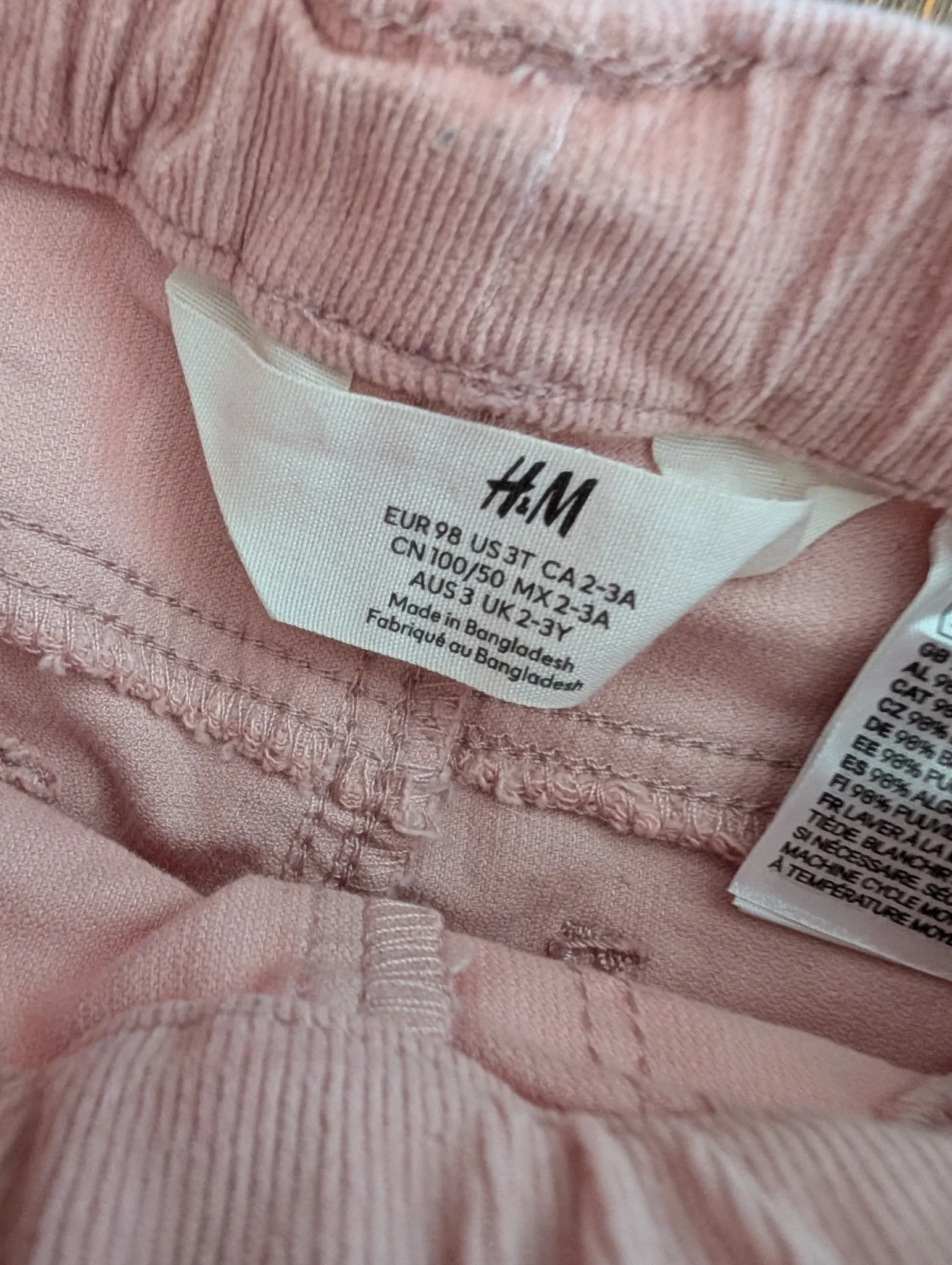 Image for HM trousers, age 3