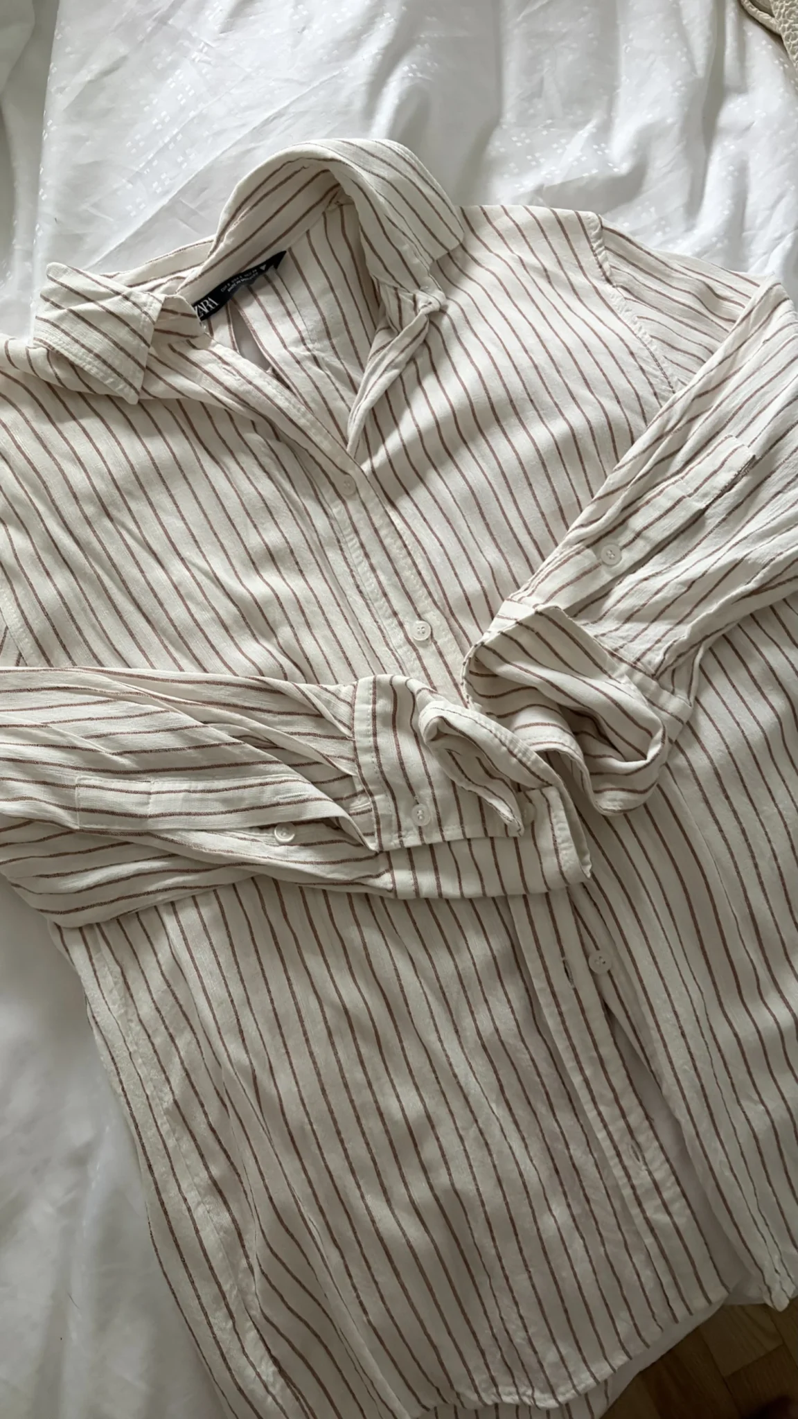 Image for Ensemble lin beige et blanc