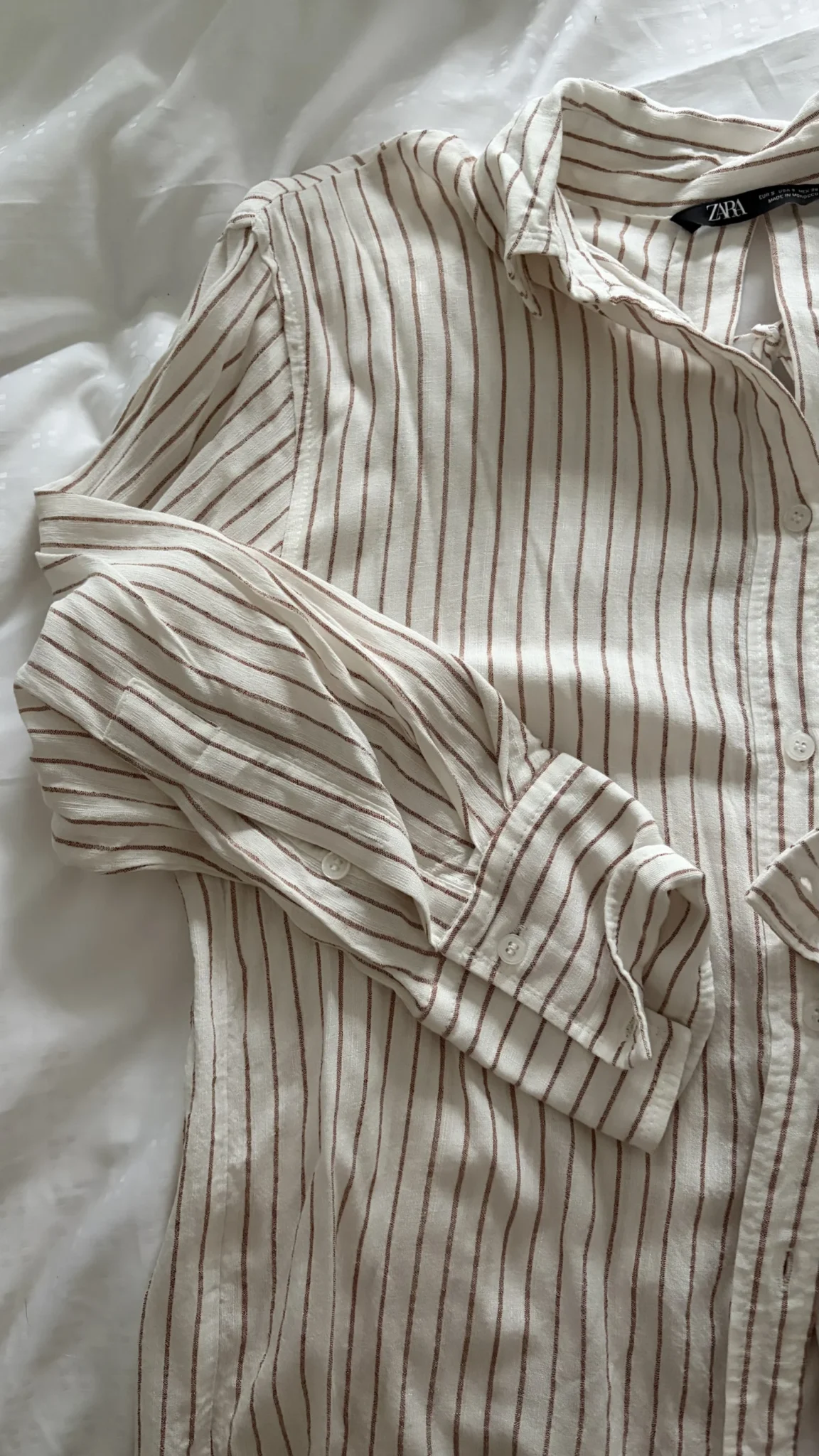 Image for Ensemble lin beige et blanc