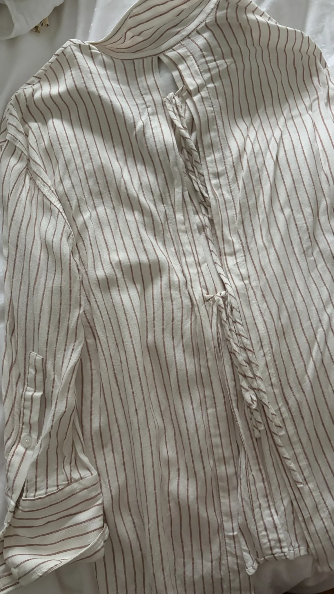Image for Ensemble lin beige et blanc