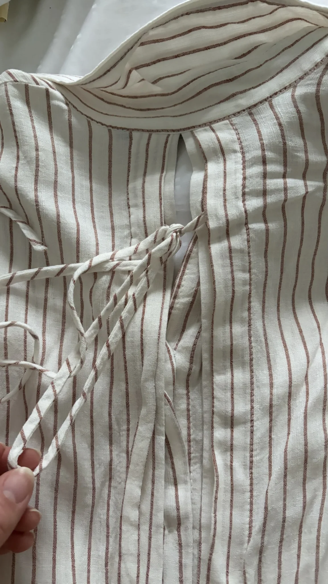 Image for Ensemble lin beige et blanc