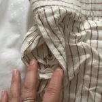 Thumbnail for Ensemble lin beige et blanc