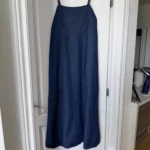 Thumbnail for Robe longue en jean Zara taille M
