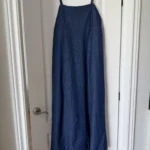 Thumbnail for Robe longue en jean Zara taille M