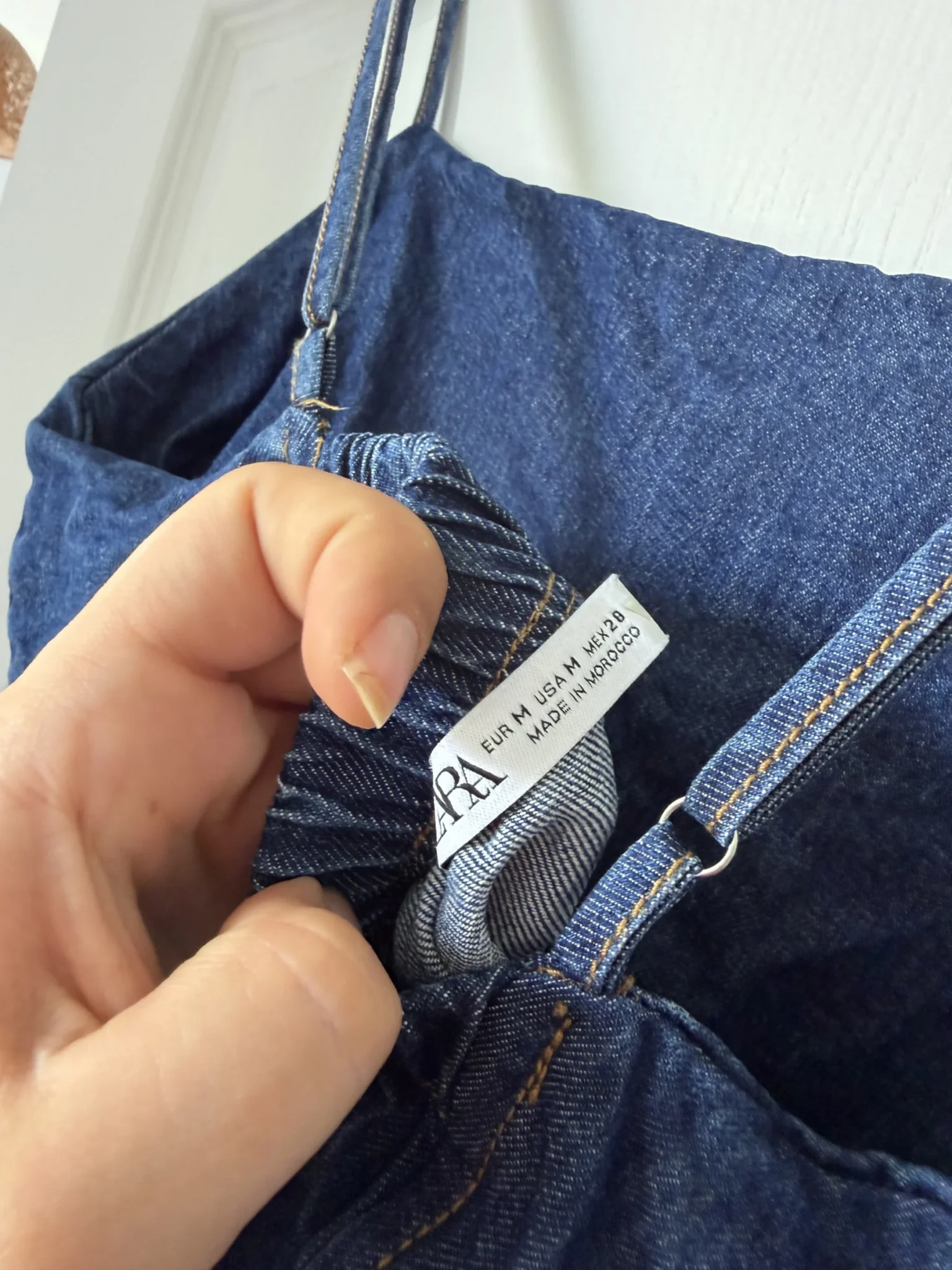 Image for Robe longue en jean Zara taille M