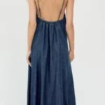Thumbnail for Robe longue en jean Zara taille M