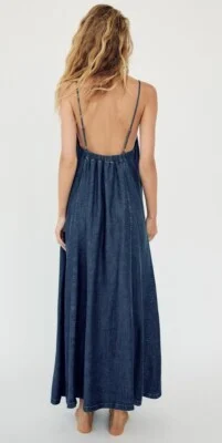 Image for Robe longue en jean Zara taille M