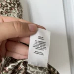 Thumbnail for 100% Soie! Top Wilfred Aritzia motif léopard kaki et rose taille S