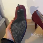 Thumbnail for Talons Michael Kors burgundy
