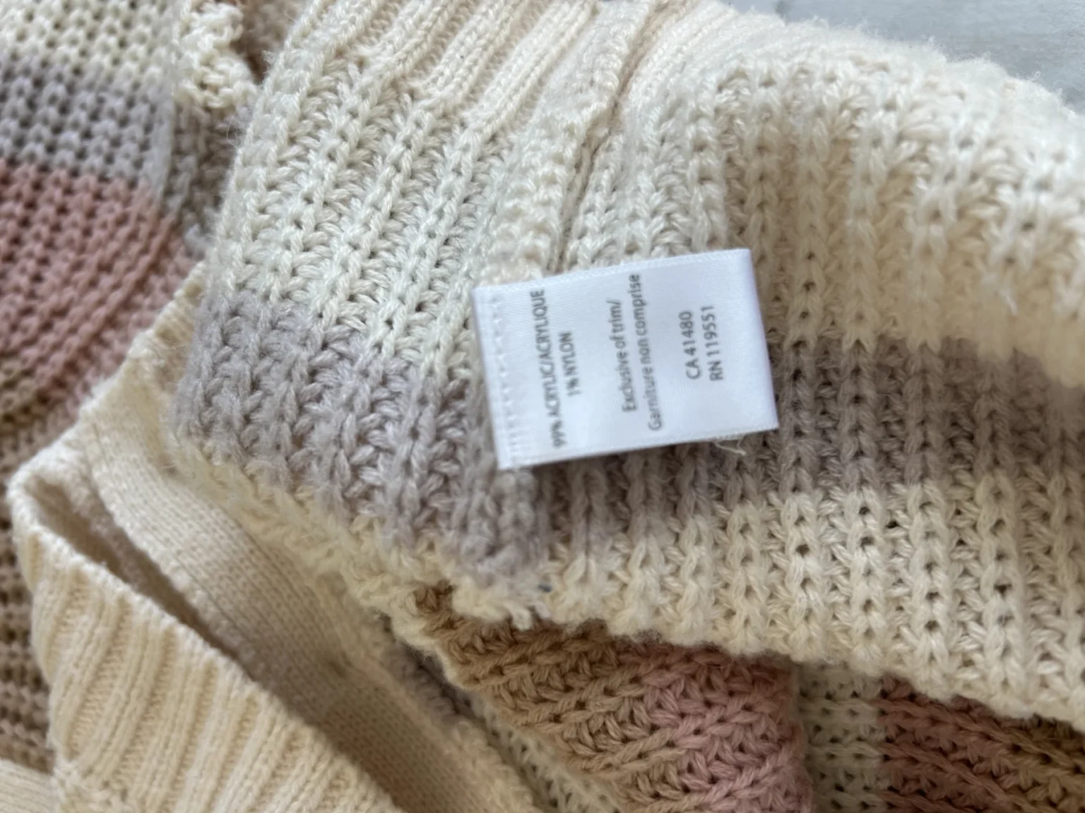Image for Striped cardigan
