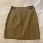 Thumbnail for Jupe courte beige marque Tahari