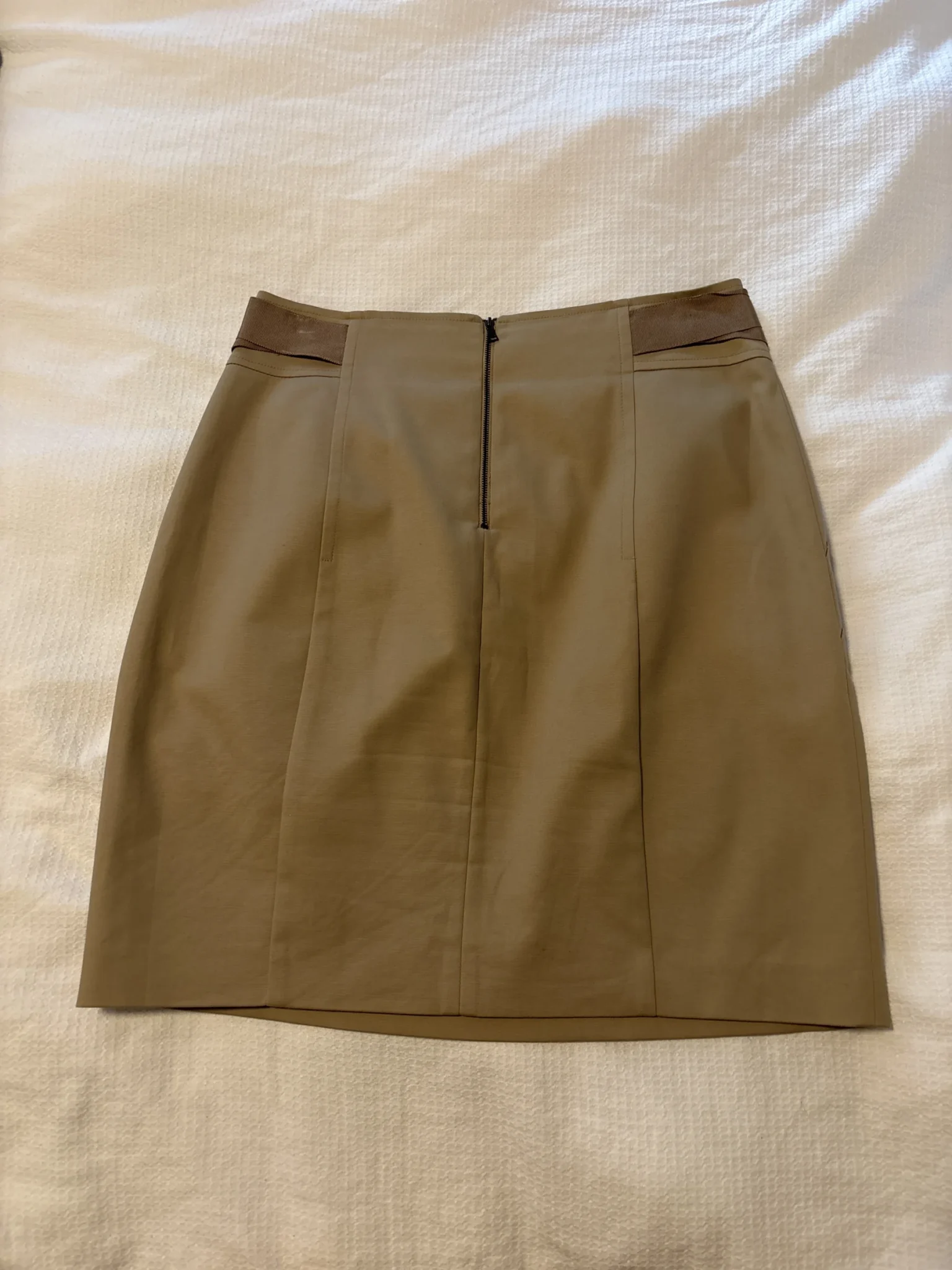 Image for Jupe courte beige marque Tahari
