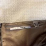 Thumbnail for Jupe courte beige marque Tahari