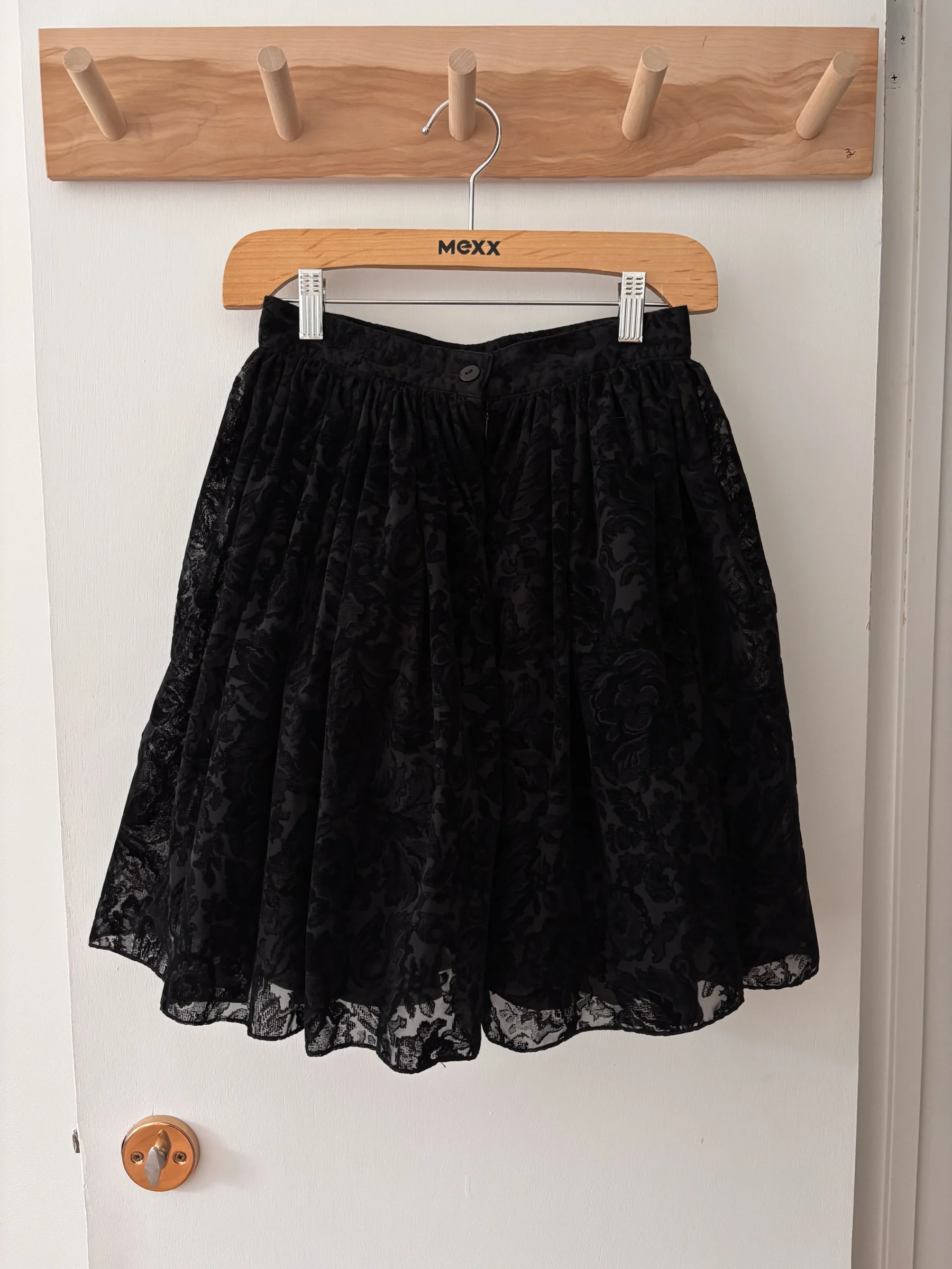 Jupe vintage avec tulle damask Jacob seconde main