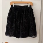 Thumbnail for Jupe vintage avec tulle damask