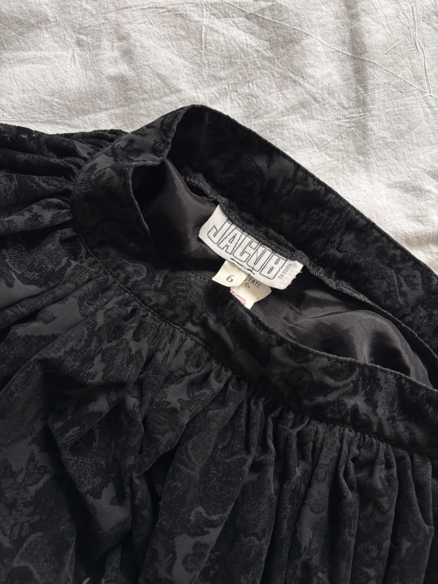 Image for Jupe vintage avec tulle damask