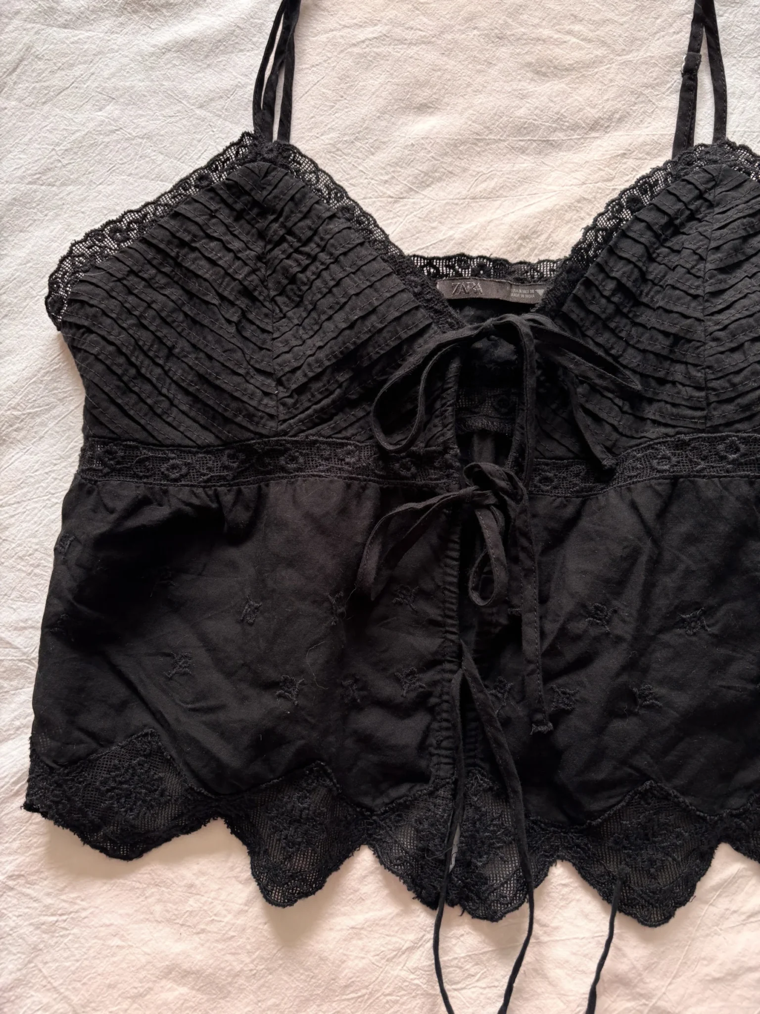 Image for Cami lacée Zara