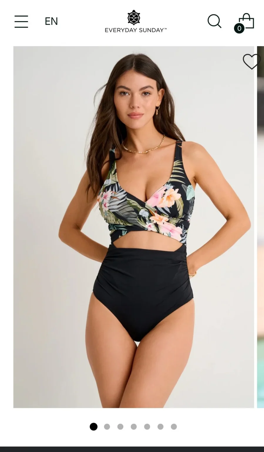 Image for Maillot une-pièce wrap une pièce fleuri 🌸