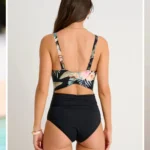 Thumbnail for Maillot une-pièce wrap une pièce fleuri 🌸