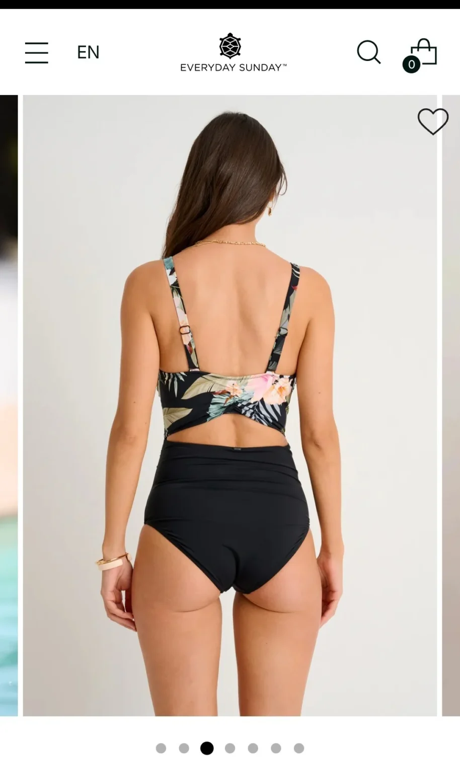 Image for Maillot une-pièce wrap une pièce fleuri 🌸