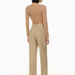 Thumbnail for Pantalon beige Agency Aritzia - 95% Laine