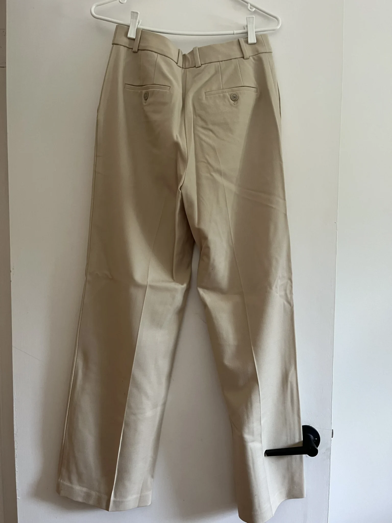 Image for Pantalon beige Agency Aritzia - 95% Laine