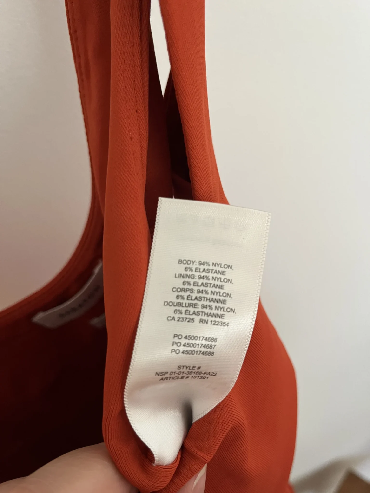Image for Bodysuit Contour Aritzia