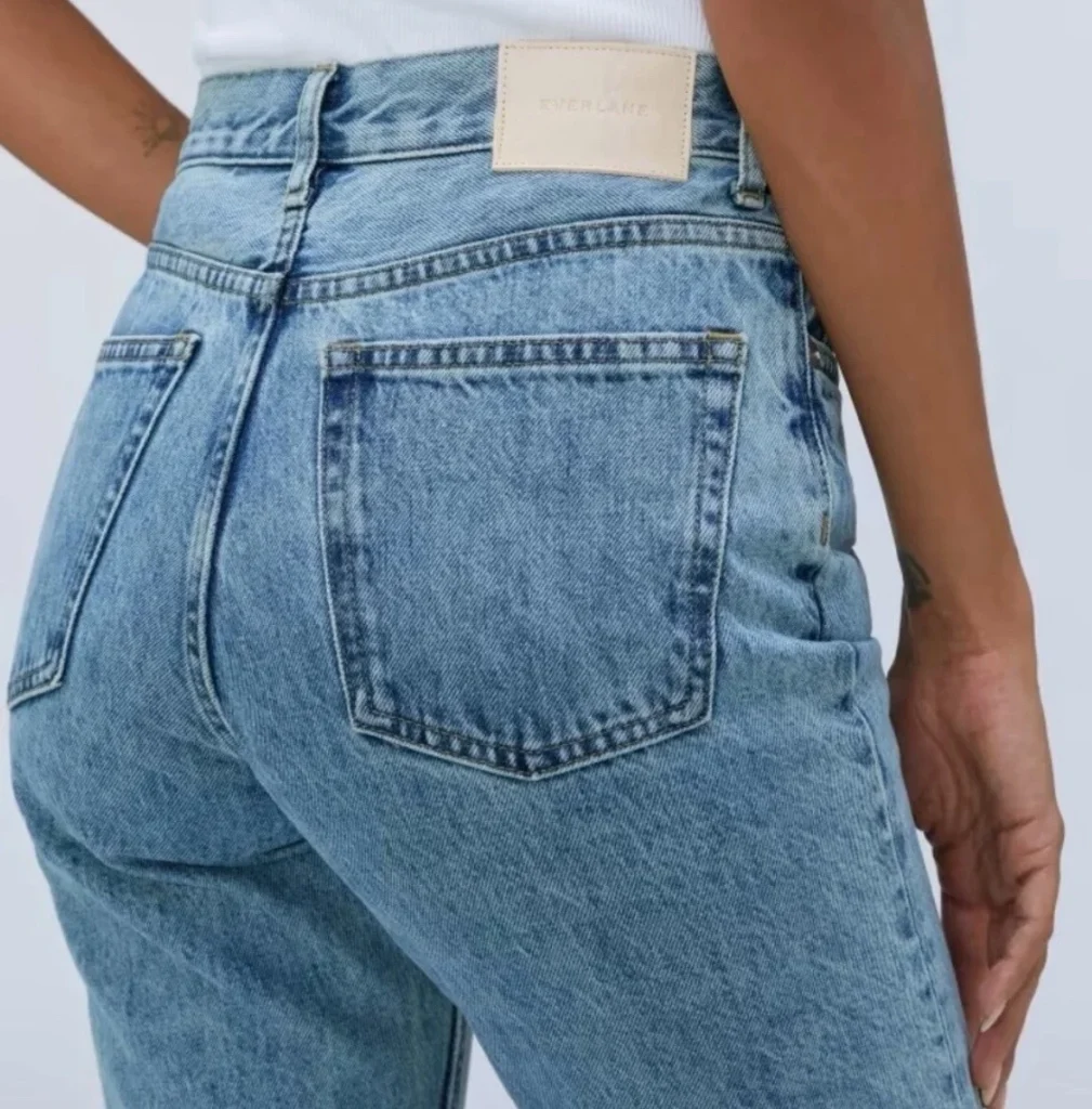 Image for 90's cheeky jean bleu Everlane - Coton bio