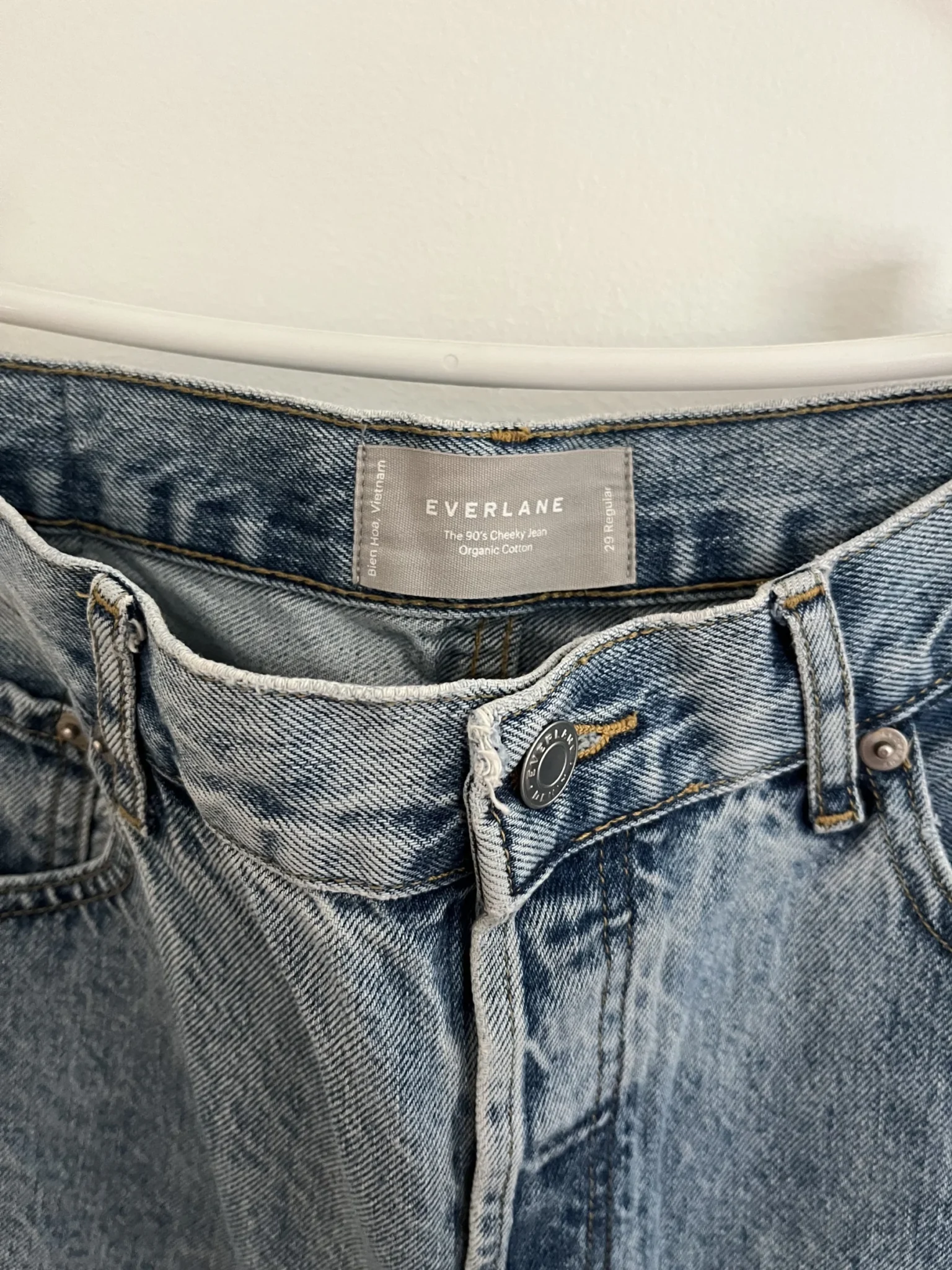 Image for 90's cheeky jean bleu Everlane - Coton bio