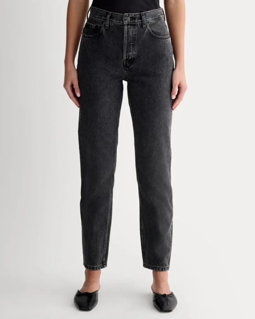 Featured image for 90's cheeky jean noir Everlane - Coton bio