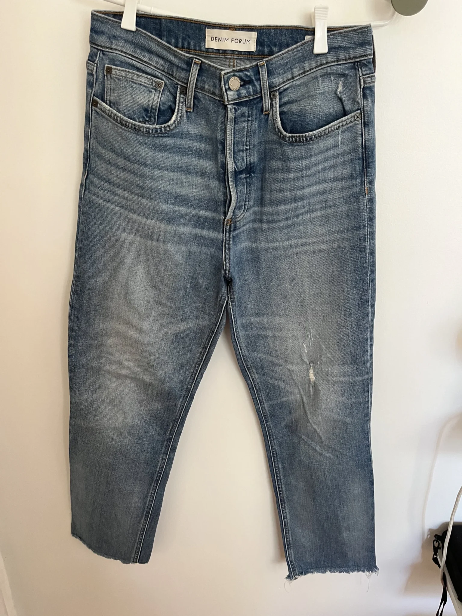 Image for Jean droit taille haute Arlo, Coton Bio - Aritzia
