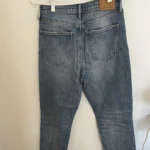 Thumbnail for Jean droit taille haute Arlo, Coton Bio - Aritzia
