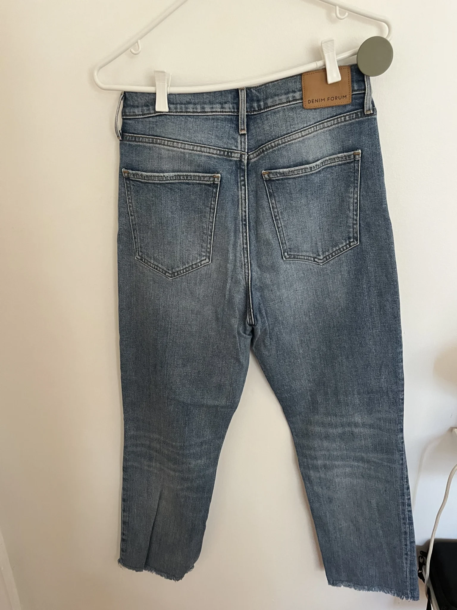 Image for Jean droit taille haute Arlo, Coton Bio - Aritzia