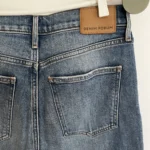 Thumbnail for Jean droit taille haute Arlo, Coton Bio - Aritzia