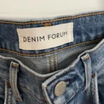 Thumbnail for Jean droit taille haute Arlo, Coton Bio - Aritzia