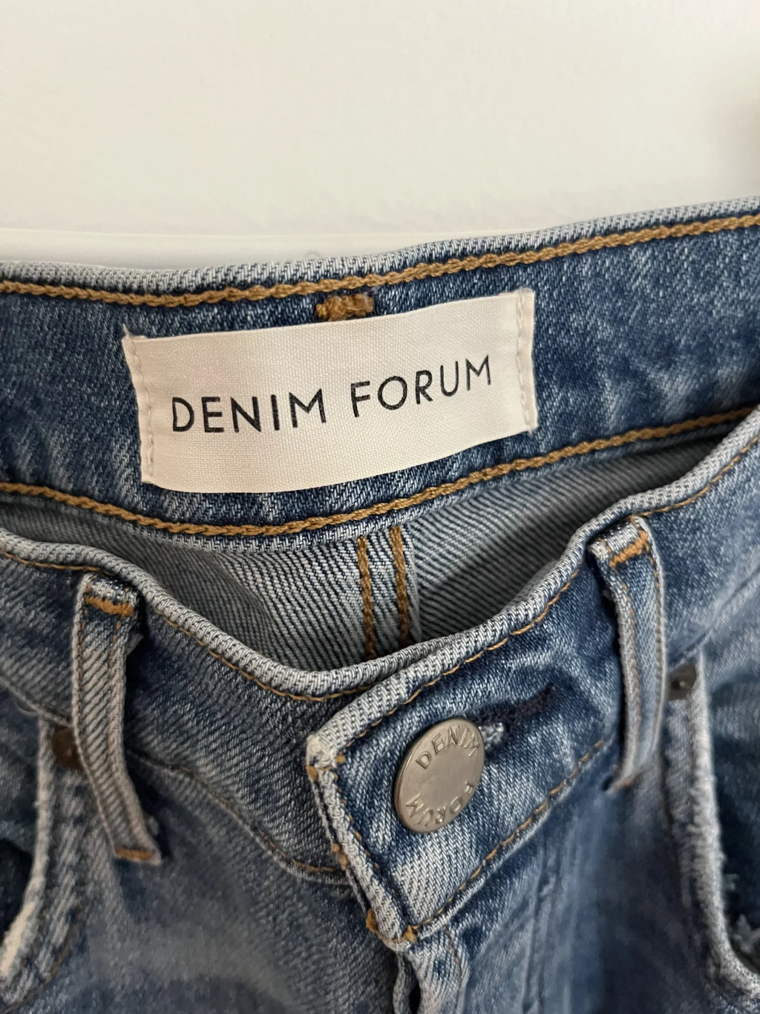 Image for Jean droit taille haute Arlo, Coton Bio - Aritzia