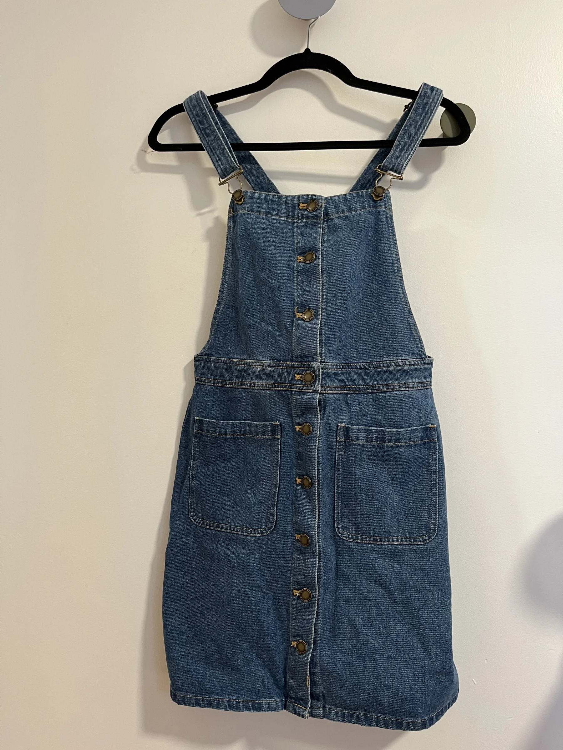 Mini robe salopette denim - Simons Simons seconde main