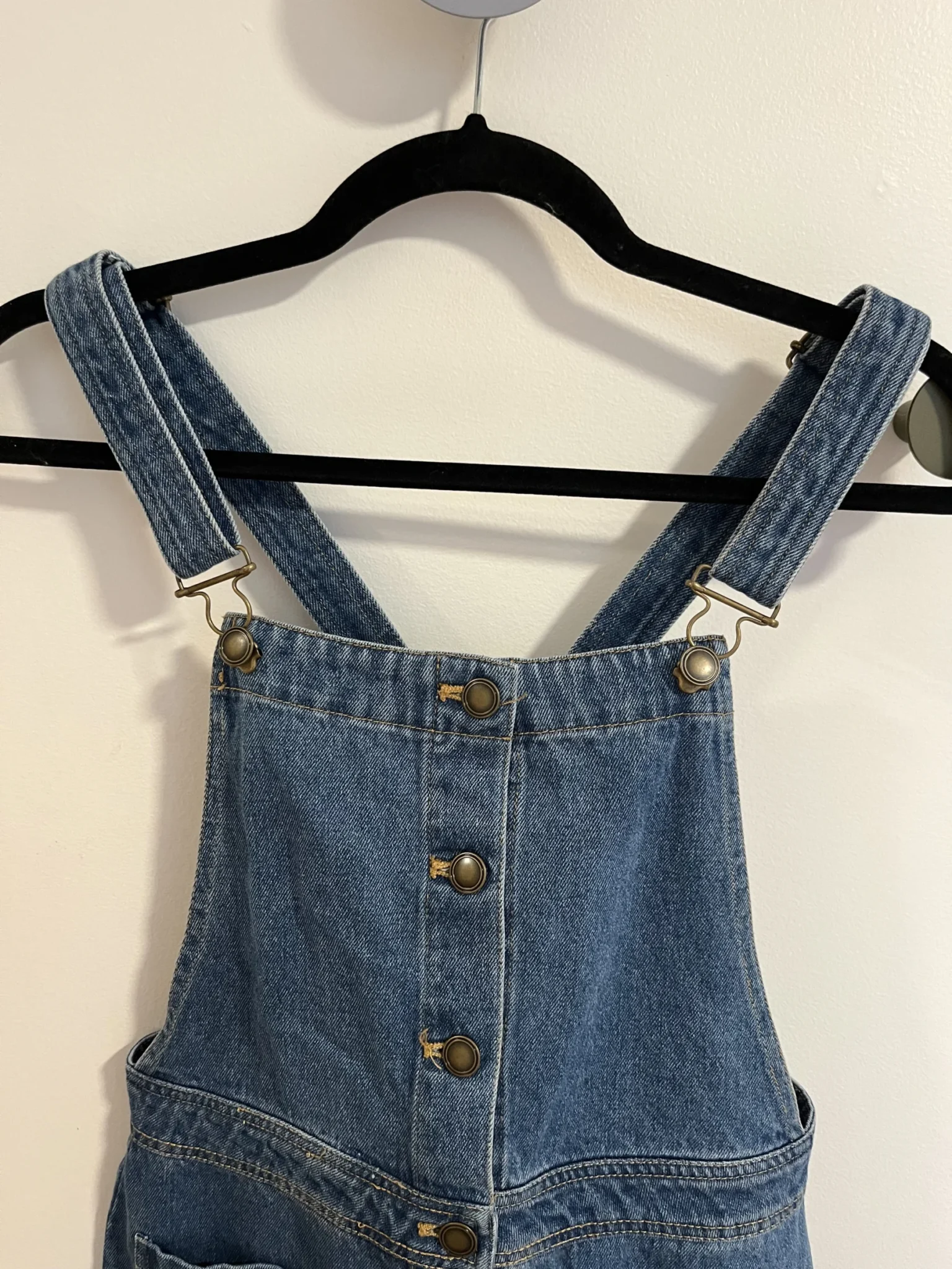 Image for Denim pinafore mini dress - Simons