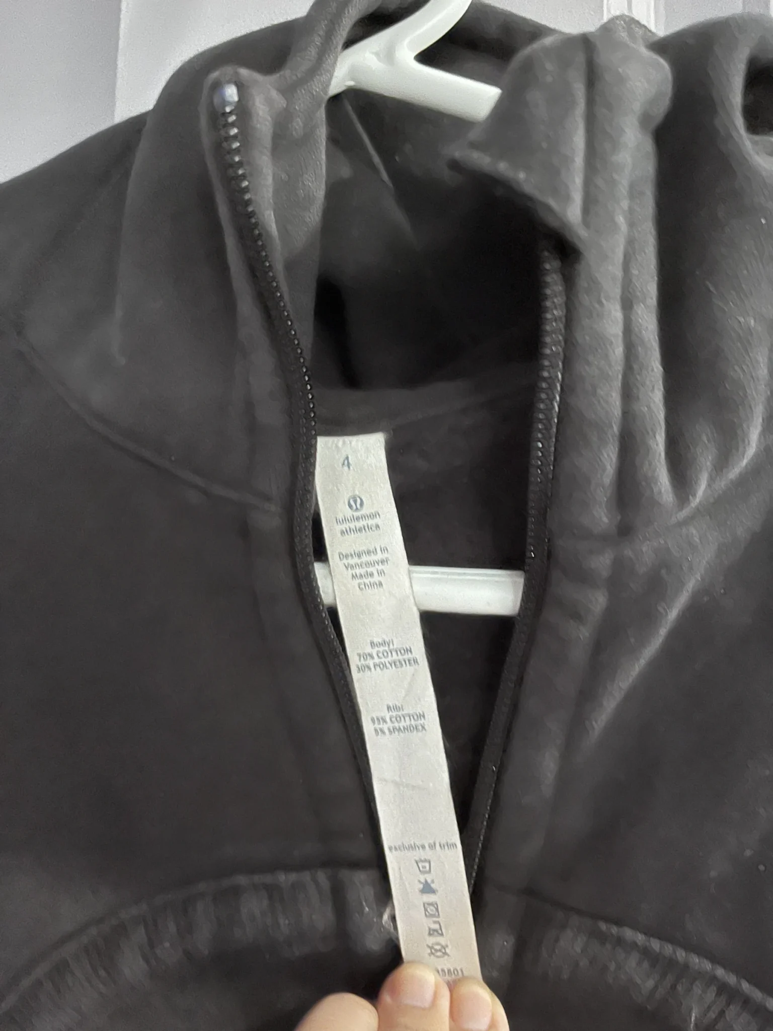 Image for Coton ouaté Scuba Lululemon