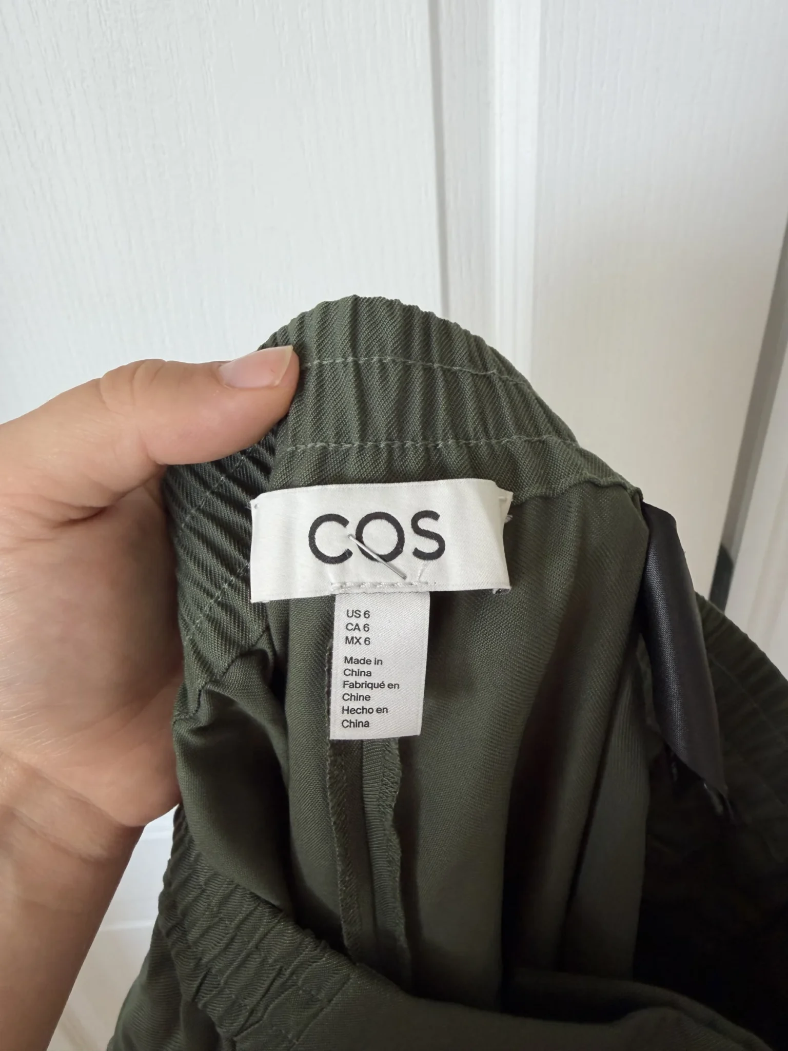 Image for Pantalon femme COS kaki taille 6