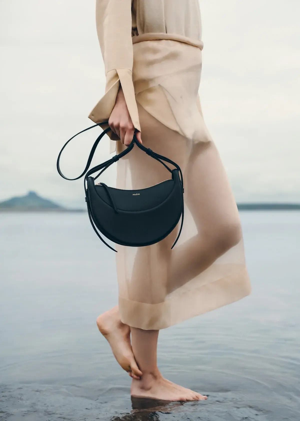 Sac Polène modèle Numéro 10 noir Polene seconde main