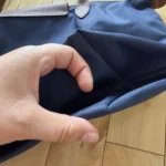 Thumbnail for Sac Longchamp Large modèle le Pliage bleu marine et cuir marron